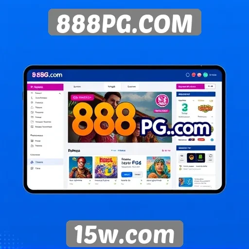 Interface amigável destaca 888PG.COM entre plataformas