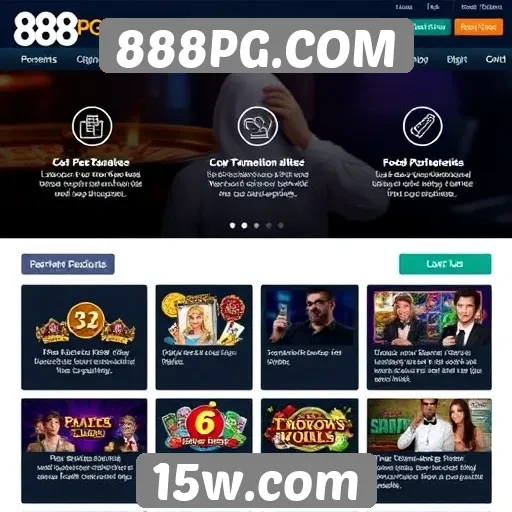 Análise das funcionalidades do site 888PG